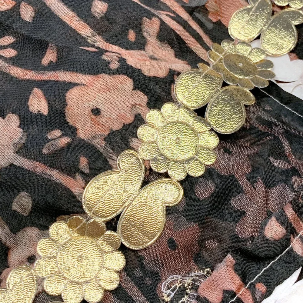 Vintage Printed Butterfly Throw Blanket Room Scarf